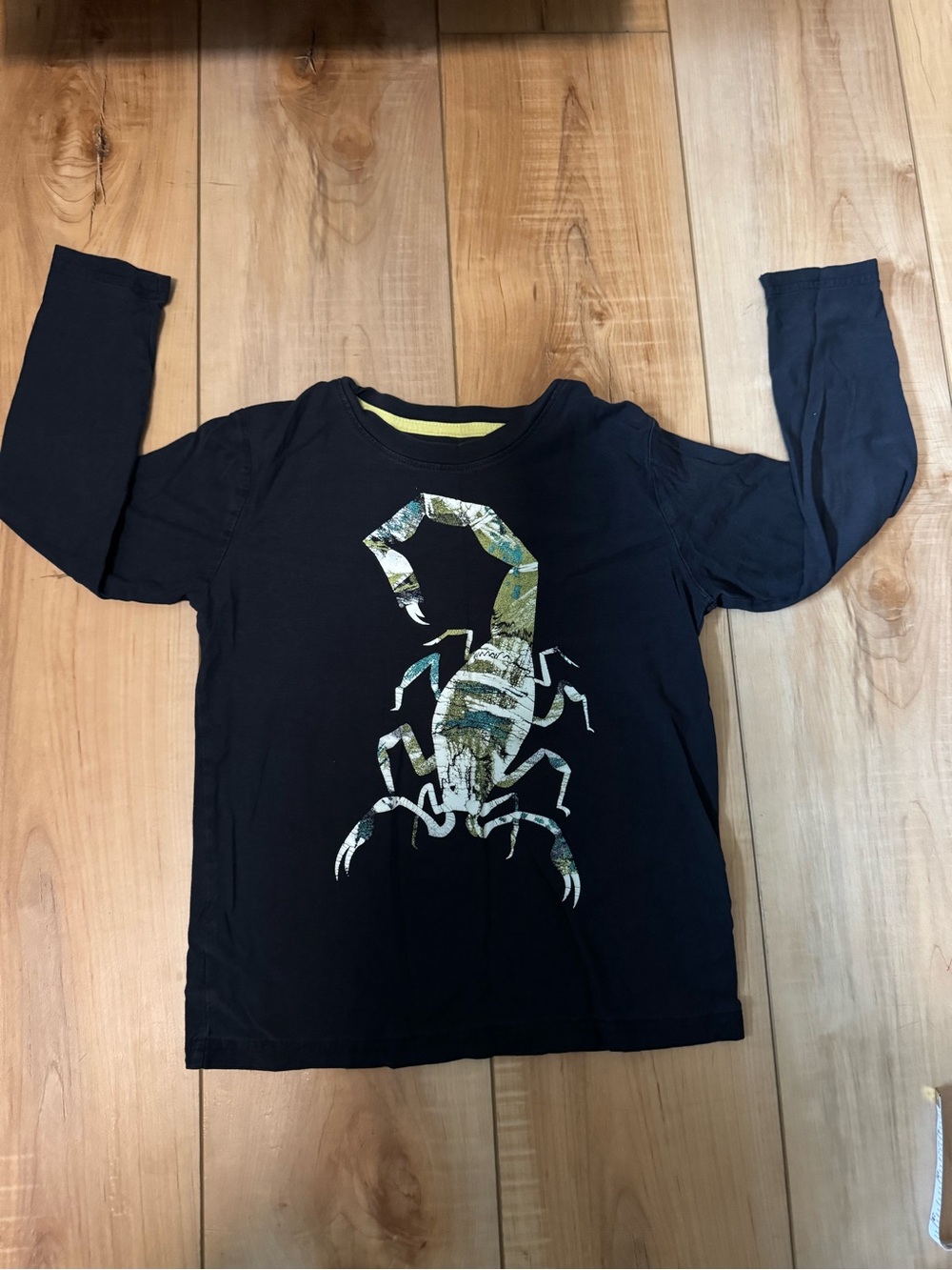 Tea Collection Size 7 Long-Sleeve Scorpion Tee